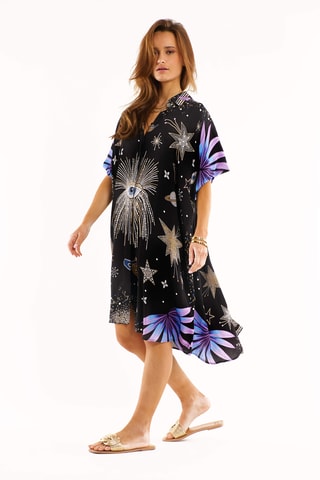 Blouse-jurk Jeanne - Zwart 