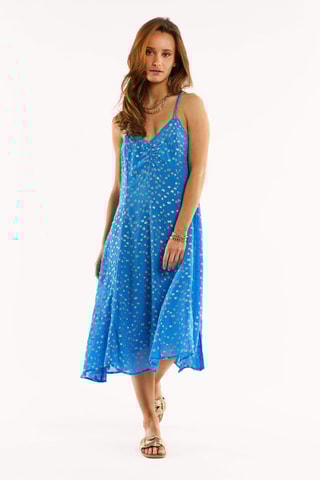 Robe patineuse Kenny - Bleu cobalt