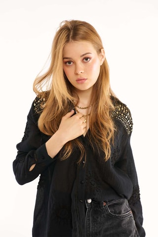 Blouse Lydie - Zwart 