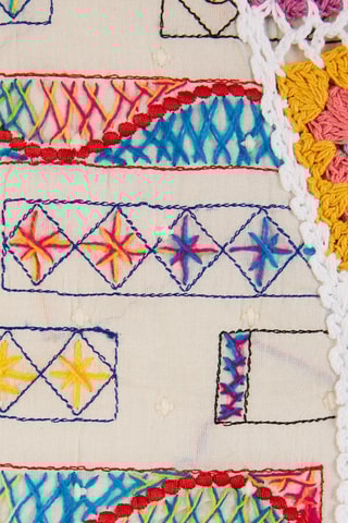 Mouwloos Vest Paulin - Wit