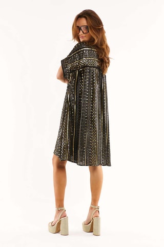 Blouse-jurk Rihanna - Zwart