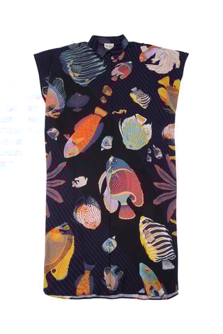 Blouse-jurk Rory - Marineblauw