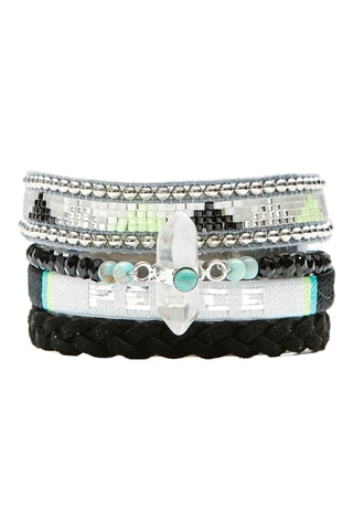 Manchetarmband Blackpeace - Zwart