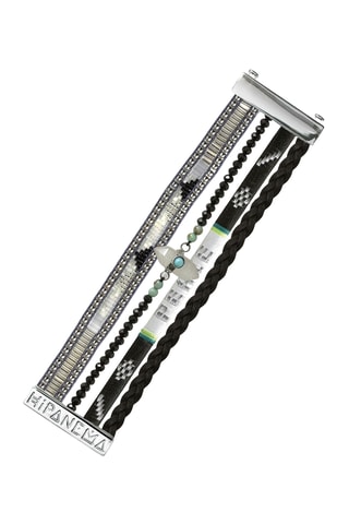 Manchetarmband Blackpeace - Zwart