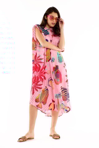 Blouse-jurk Rory - Roze