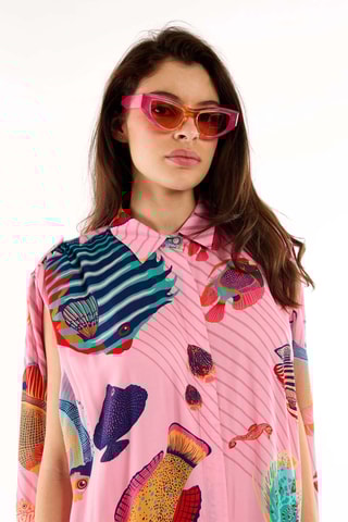 Blouse-jurk Rory - Roze