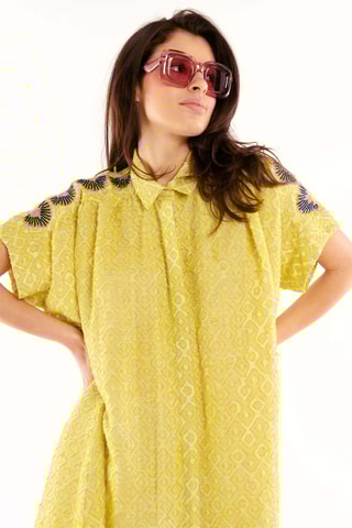 Blouse-jurk Tony - Geel