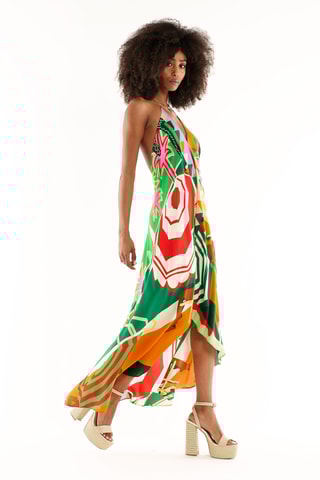 Lange Jurk Voila Chachacha - Groen