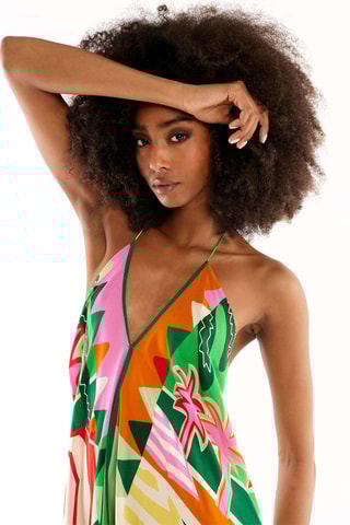 Lange Jurk Voila Chachacha - Groen