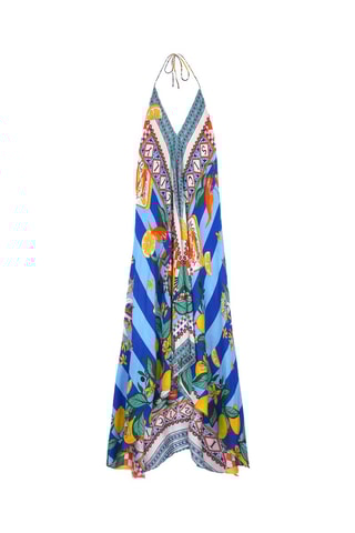 Robe longue Voila Sicily - Bleu 