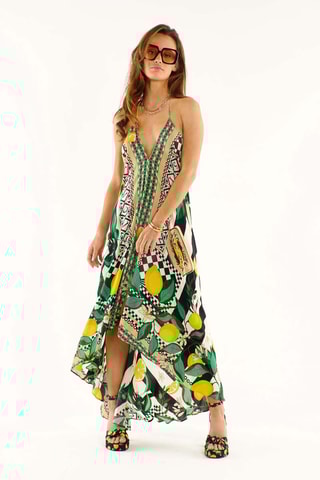 Lange Jurk Voila Sicily - Zwart