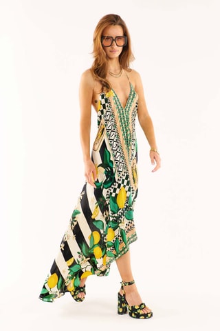 Lange Jurk Voila Sicily - Zwart