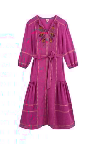 Midi-jurk Maita - Fuchsia