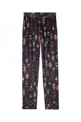 Velours Broek Malo - Zwart