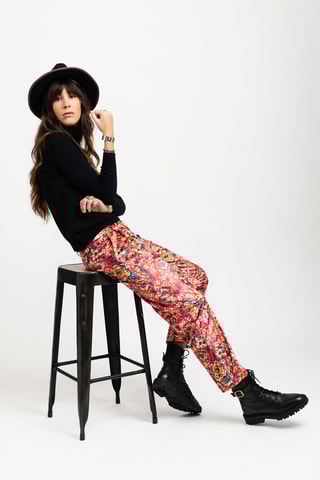 Velours Broek Malo - Rood