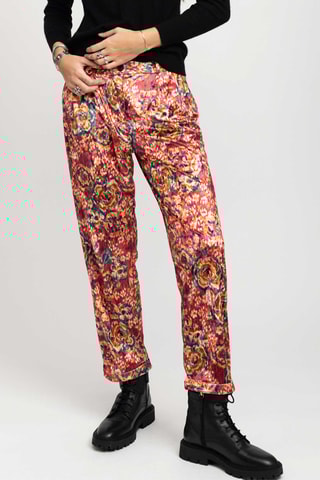 Velours Broek Malo - Rood