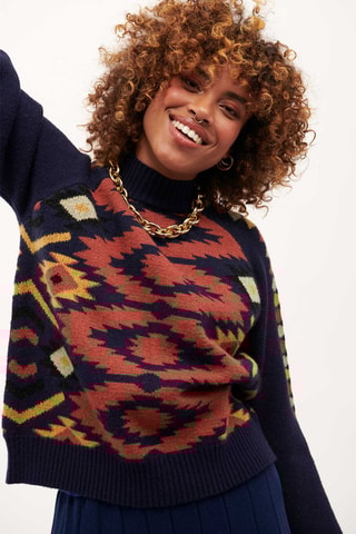 Trui Baxter - Marineblauw