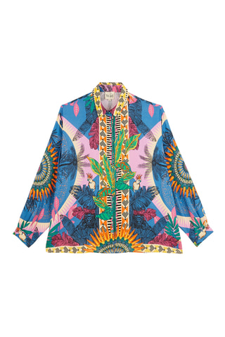 Blouse Bonaventure Zoulou - Hemelsblauw