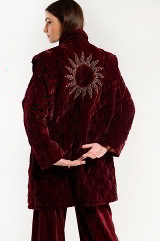 Velours Jas Coumba - Bordeauxrood