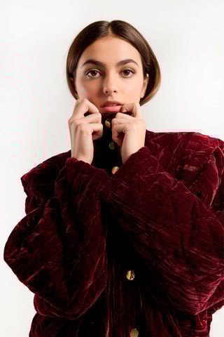 Velours Jas Coumba - Bordeauxrood
