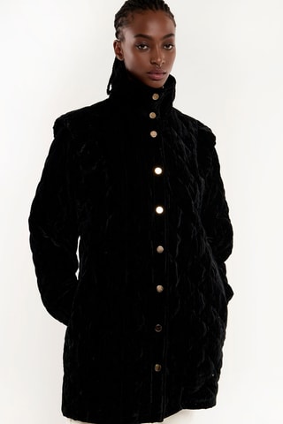 Velours Jas Coumba - Zwart