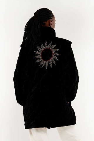 Velours Jas Coumba - Zwart