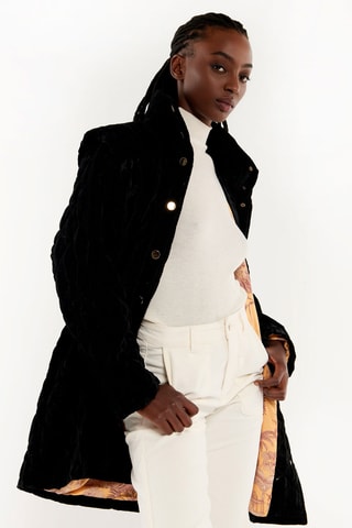 Velours Jas Coumba - Zwart