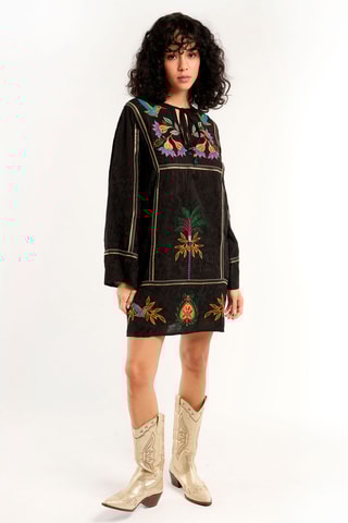 Robe droite Fara - Noir