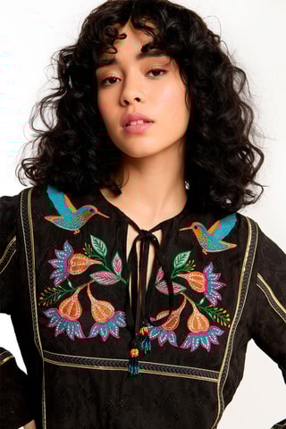 Robe droite Fara - Noir