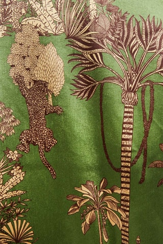 Velours Blouse-jurk Jaya - Olijfgroen