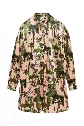 Velours Blouse-jurk Jaya - Oudroze