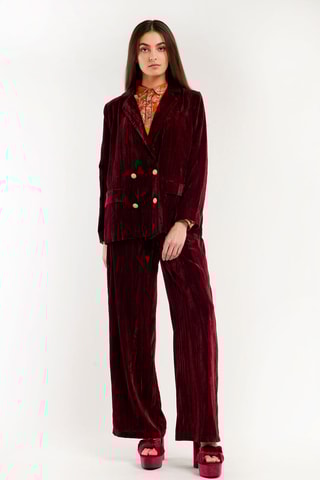 Velours Jasje Kim - Bordeauxrood