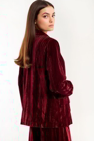 Velours Jasje Kim - Bordeauxrood