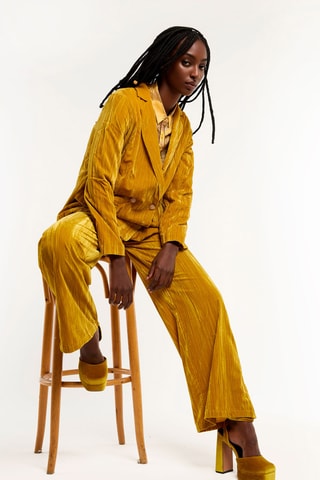 Velours Jasje Kim - Mosterdgeel