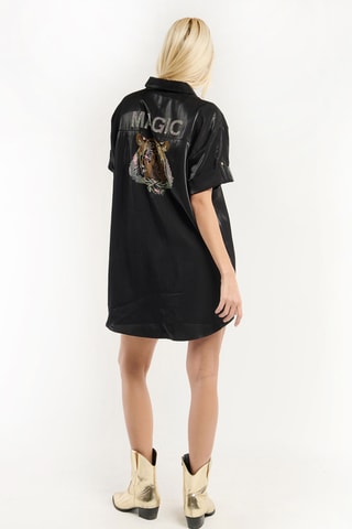 Blouse-jurk Laora - Zwart