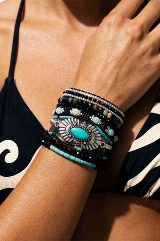 Manchetarmband Meteor - Turkooizen