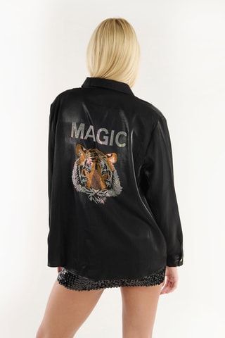 Oversized Blouse Theophila - Zwart