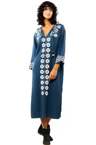 Robe droite Alberto - Bleu marine