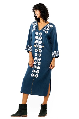 Robe droite Alberto - Bleu marine