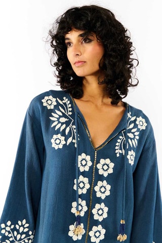 Robe droite Alberto - Bleu marine