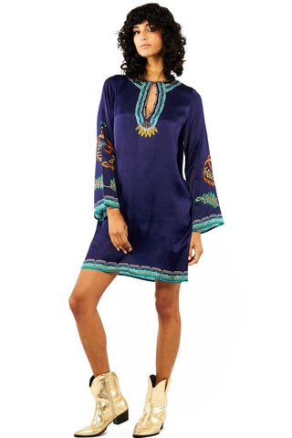 Rechte Jurk Ezra - Donkerblauw