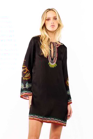 Rechte Jurk Ezra - Zwart