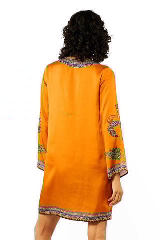 Rechte Jurk Ezra - Steenrood