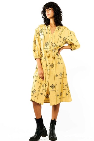 Rechte Jurk Garcia - Geel