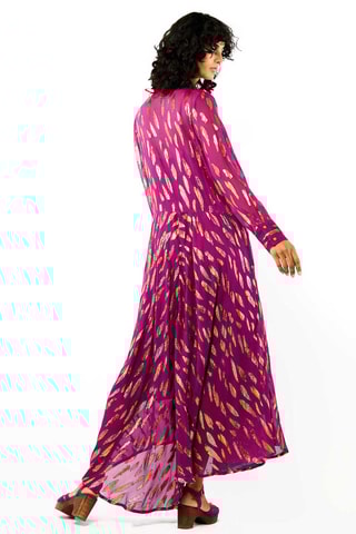 Blouse-jurk Irene - Fuchsia