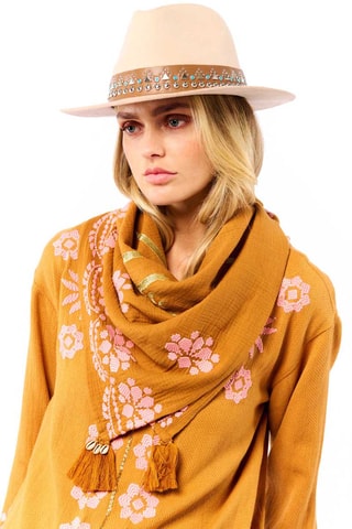 Sjaal Ocampo - Mosterdgeel