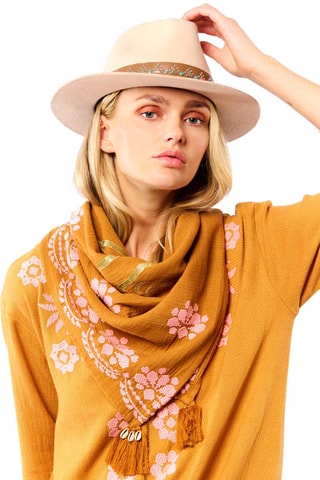 Sjaal Ocampo - Mosterdgeel