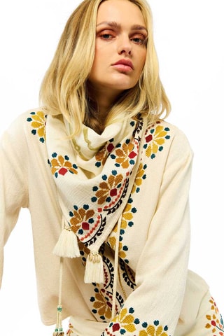 Sjaal Ocampo - Ecru