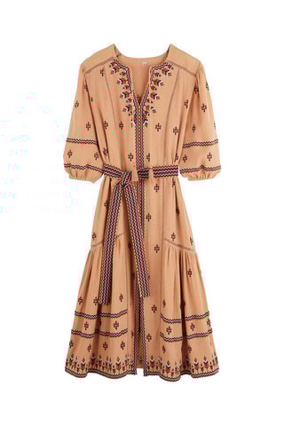 Midi-jurk Serena - Nude