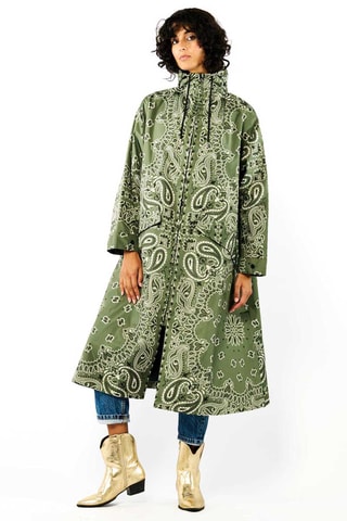 Regenjas met Capuchon Silves - kaki 